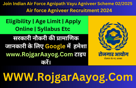 Air force Agniveer Recruitment 2024 Air force Agniveer Recruitment 2024