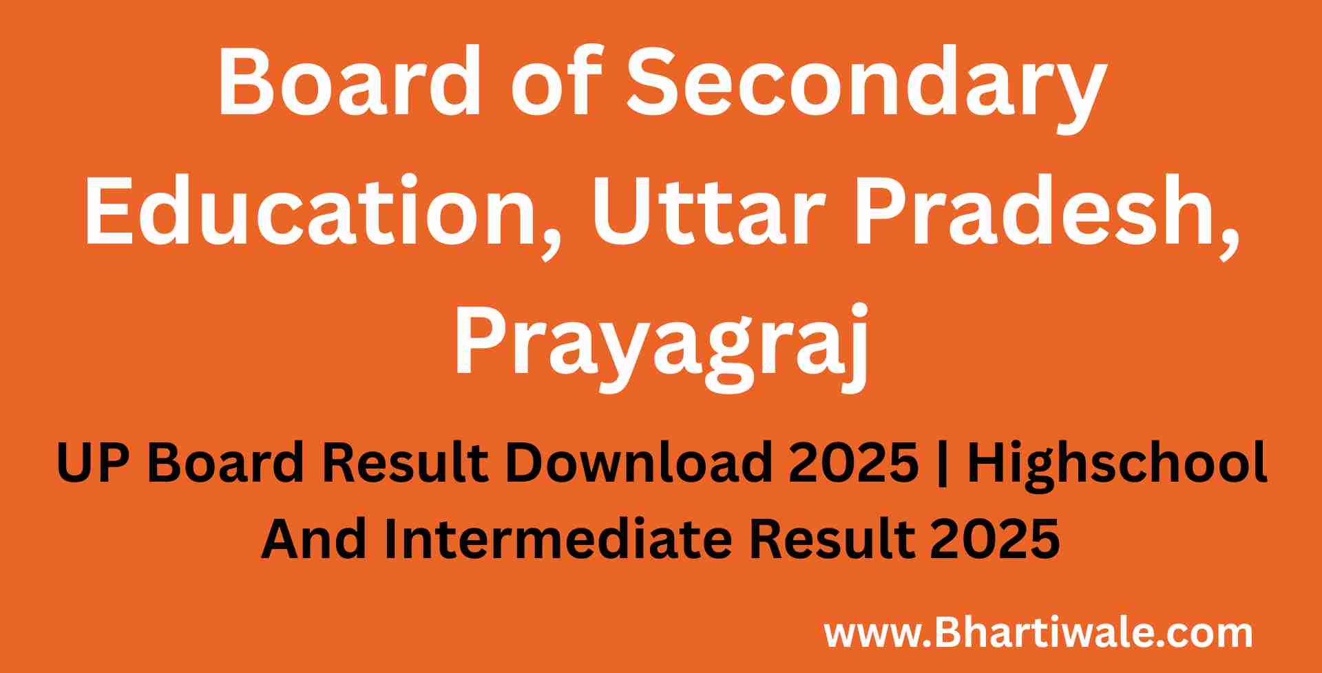 UP Board Result Download 2025