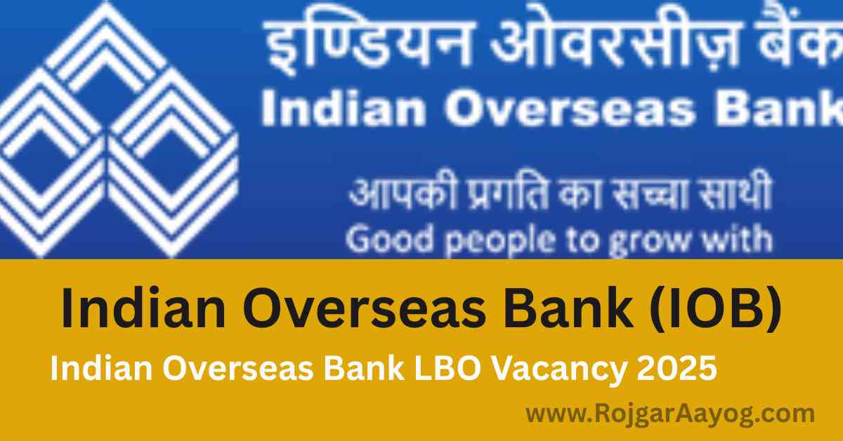 Indian Overseas Bank LBO Vacancy