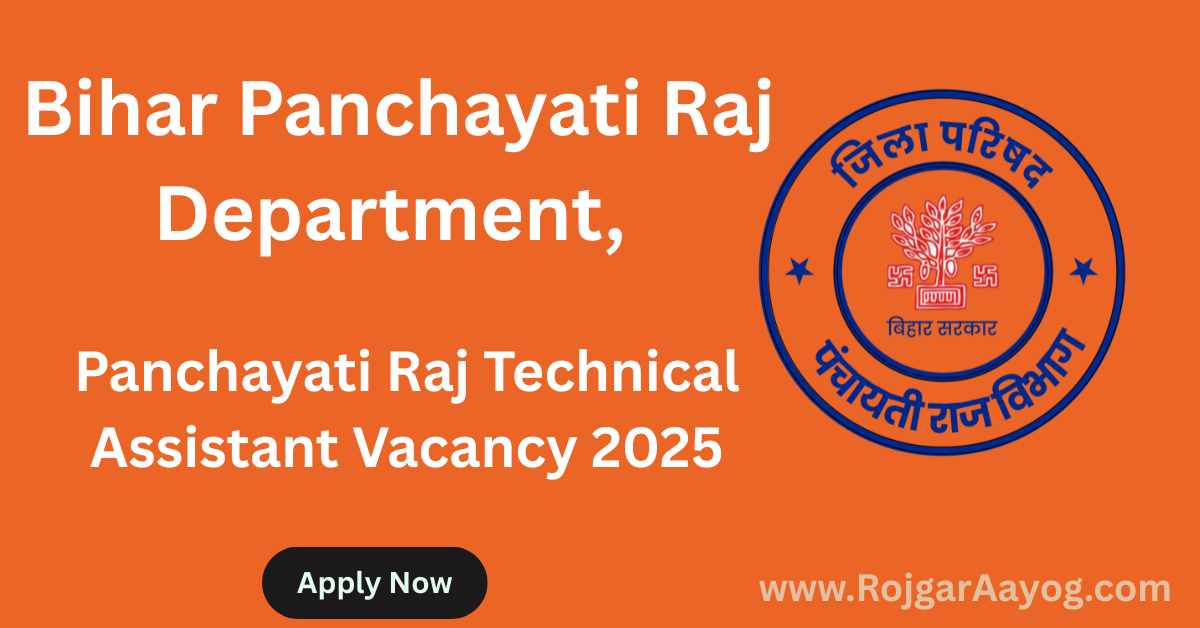 Panchayati Raj Technical Assistant Vacancy